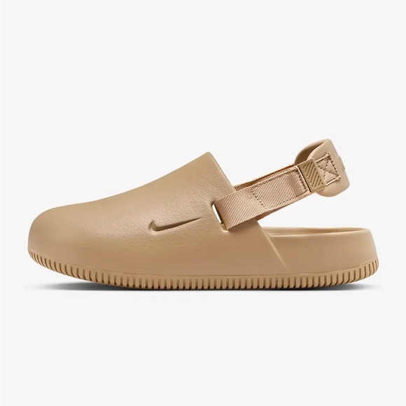 Nike Calm Mules in Hemp (Light Brown) - Picture 3 of 9
